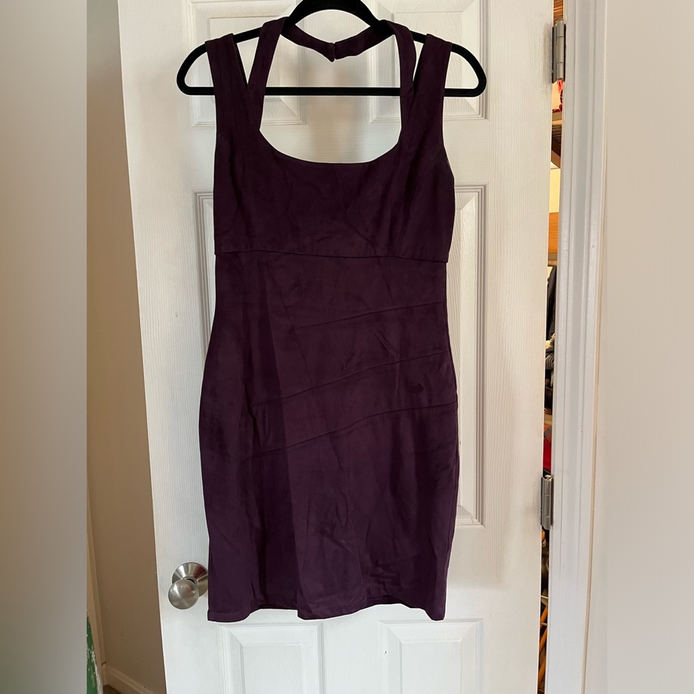 Women’s maroon dress